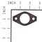 Briggs & Stratton Gasket - Intake 270684 - alternate 3
